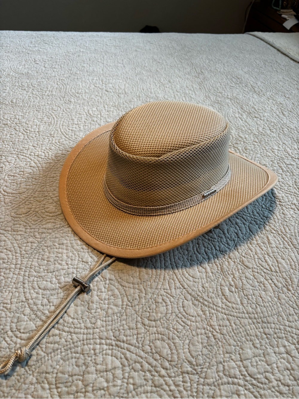 Stetson Mesh Sun Hat - Tan